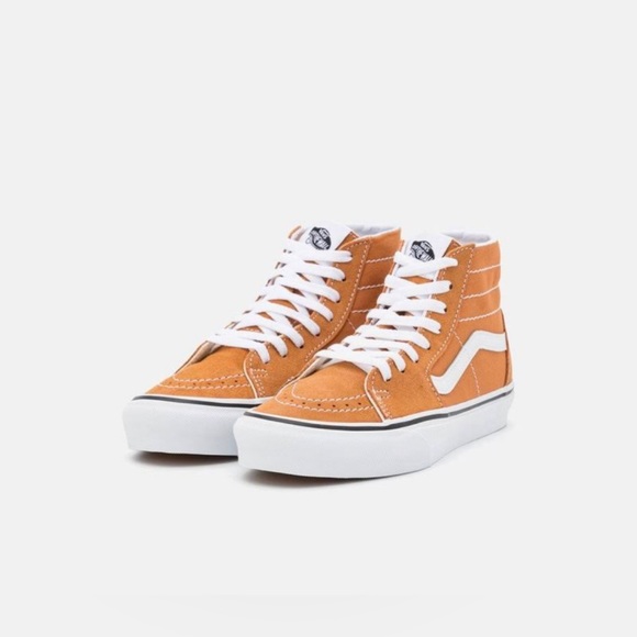 NWT VANS Sk8 Hi Shoe-Golden Brown/True White no box 8 1/2 - Picture 10 of 10